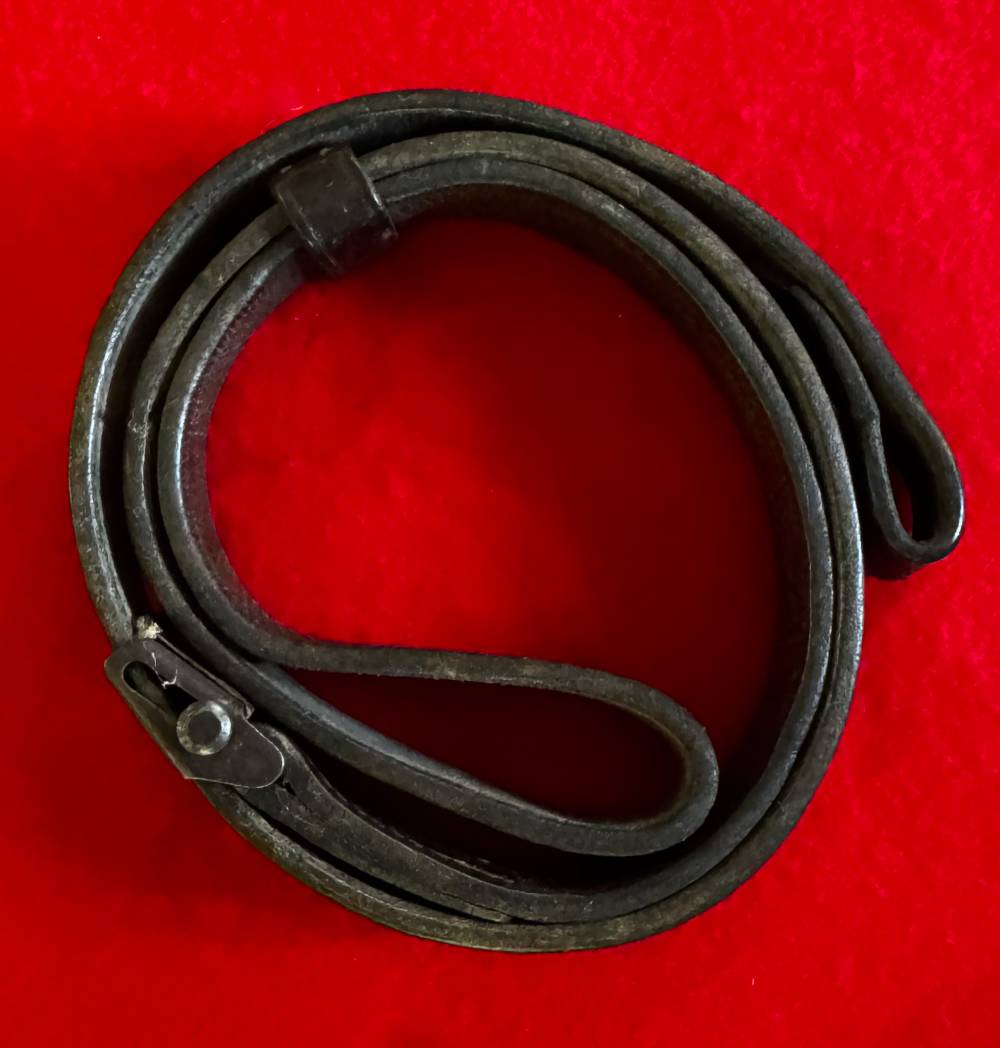 Rare Original WW2 German MP40 Submachine Gun Sling-img-0