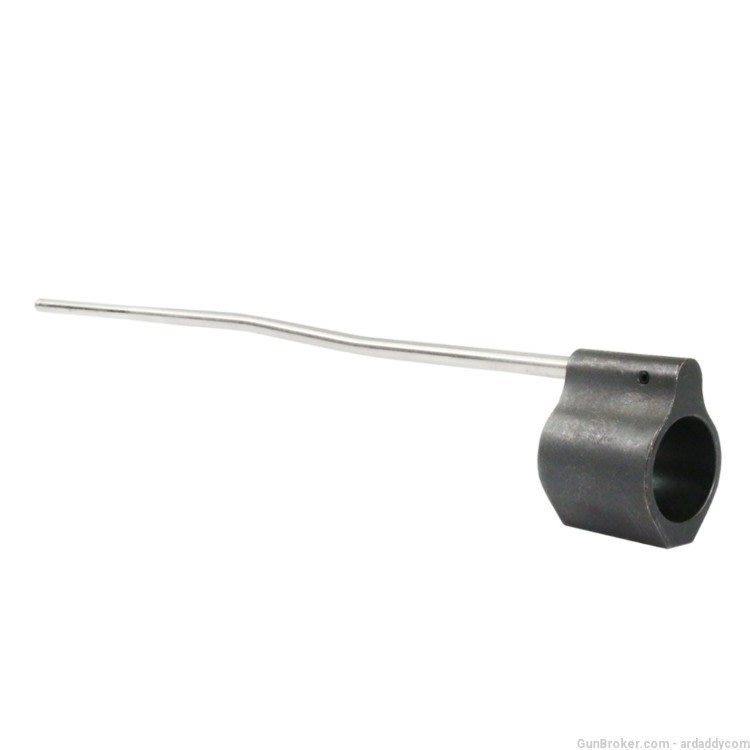 ASSEMBLED GAS BLOCK AND GAS TUBE - CARBINE LENGTH - EASY INSTALL AR15 BLEM -img-0