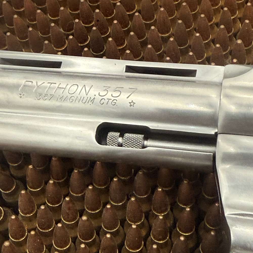 1982 Early Stainless Steel Colt Python Original 6" Barrel .357 Magnum Layaw-img-5
