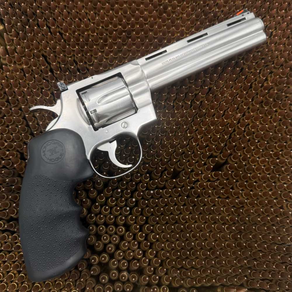 1982 Early Stainless Steel Colt Python Original 6" Barrel .357 Magnum Layaw-img-2