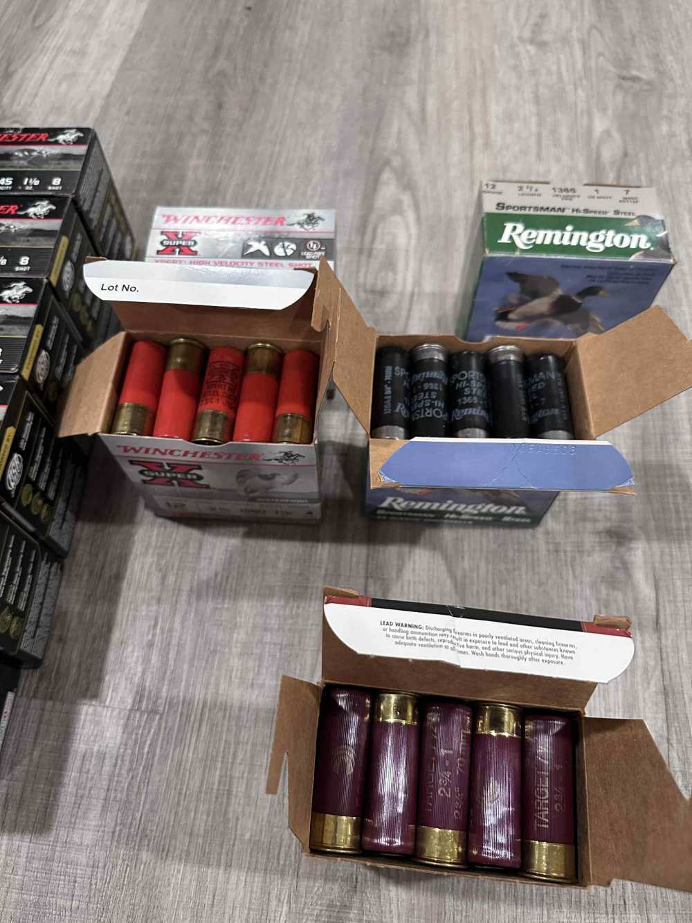 350 rounds shell of 12 gauge premium high end birdshot Lot 15 boxes of 25 -img-8