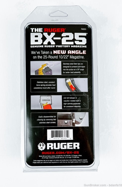 Ruger BX-25 Magazine Ruger 10/22, American Rimfire, Precision Rimfire 22 Lo-img-1