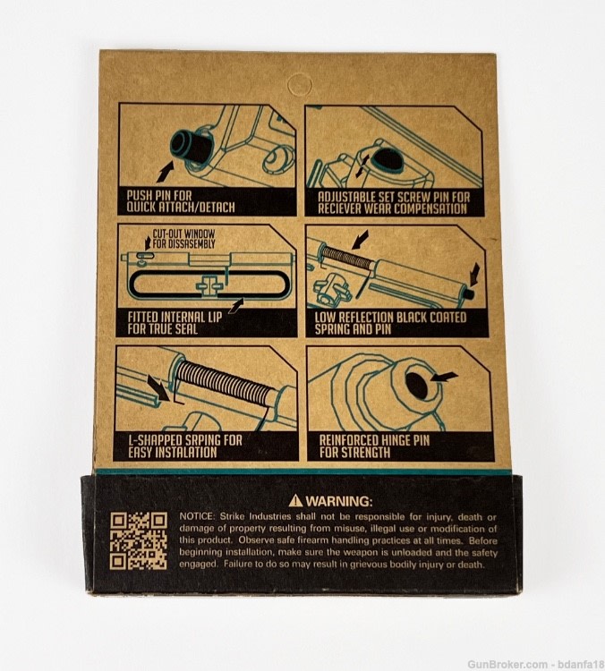 Strike Industries U.D.C. Ultimate Dust Cover SI-AR-UDC-E-01-223-FDE-img-4
