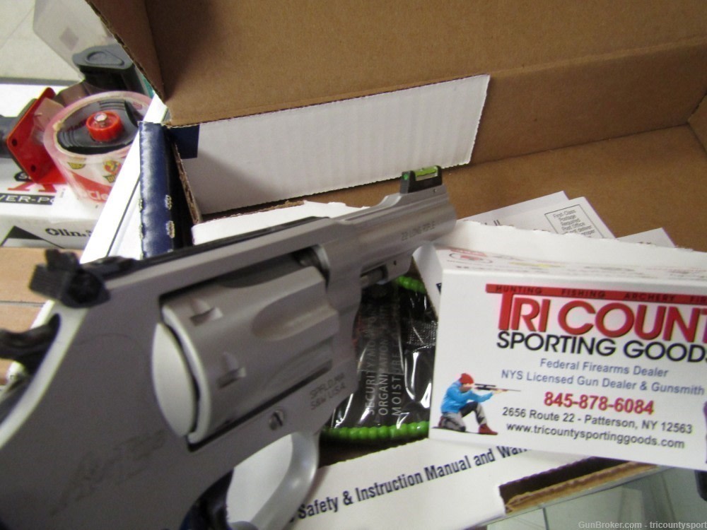 Smith & Wesson 160221 Model 317 Kit Gun 22 LR 8rd 3" Stainless Steel Barrel-img-4