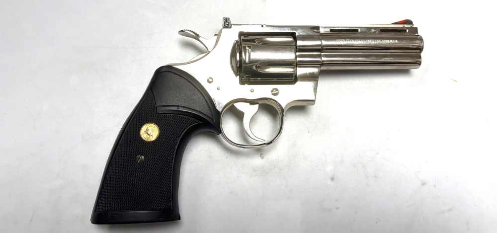 COLT PYTHON 4" 357 MAGNUM NICKEL-img-0