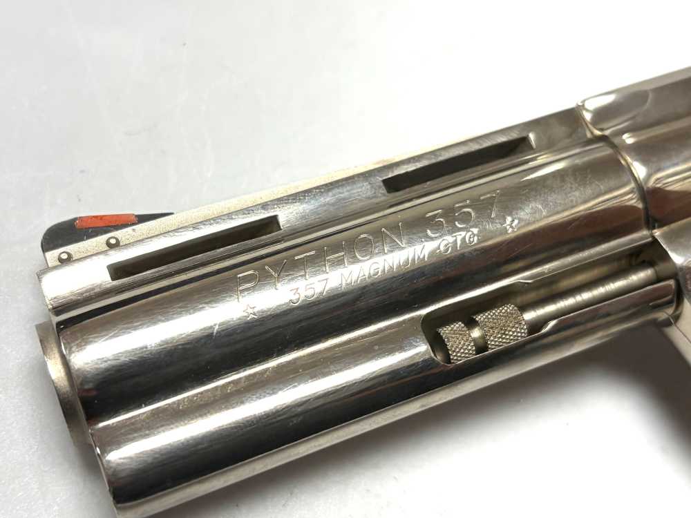 COLT PYTHON 4" 357 MAGNUM NICKEL-img-4