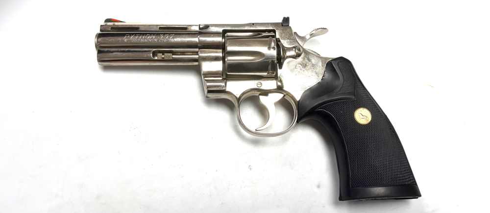 COLT PYTHON 4" 357 MAGNUM NICKEL-img-1