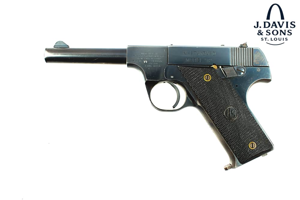 High Standard Model B 22 LR U.S. Property Training Pistol (C&R)-img-0