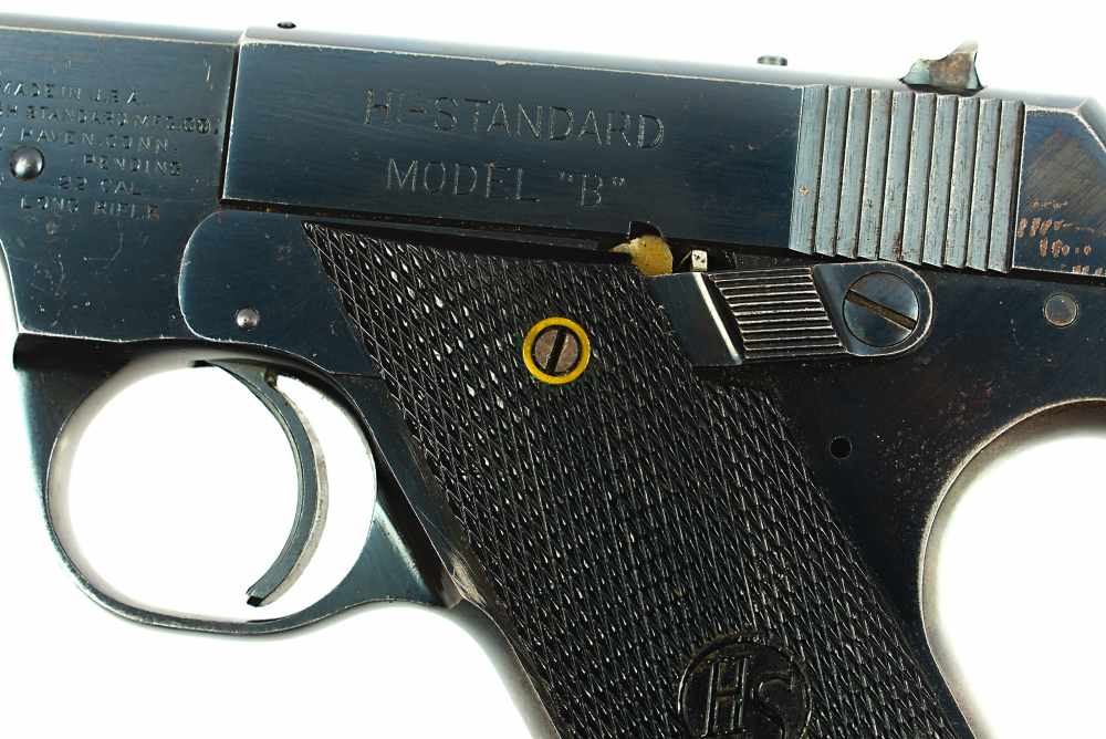 High Standard Model B 22 LR U.S. Property Training Pistol (C&R)-img-15
