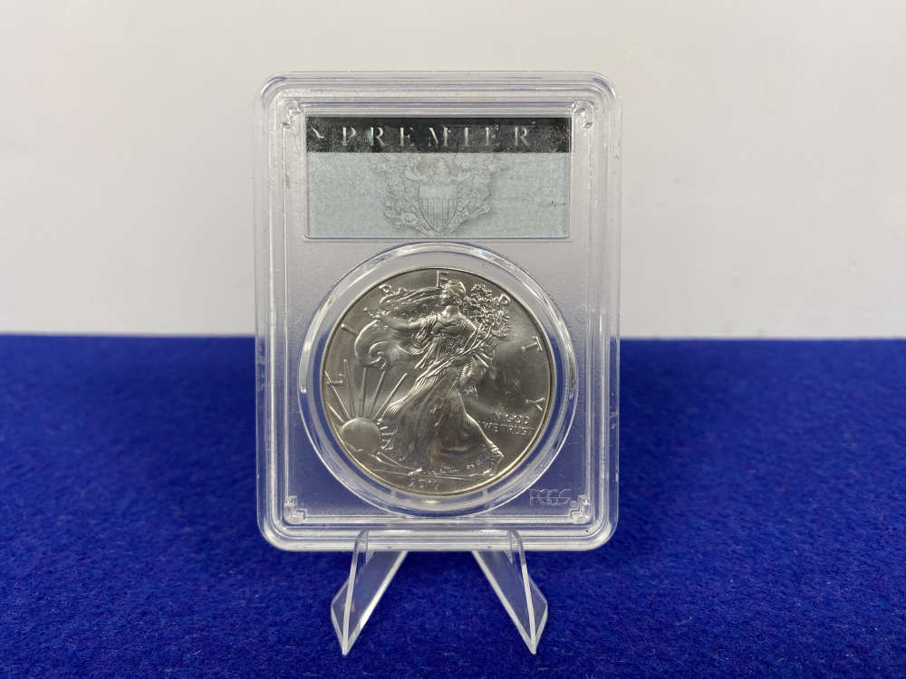2017 American Silver Eagle PCGS MS69 .999 Pure Silver *1 Troy Ounce*-img-0