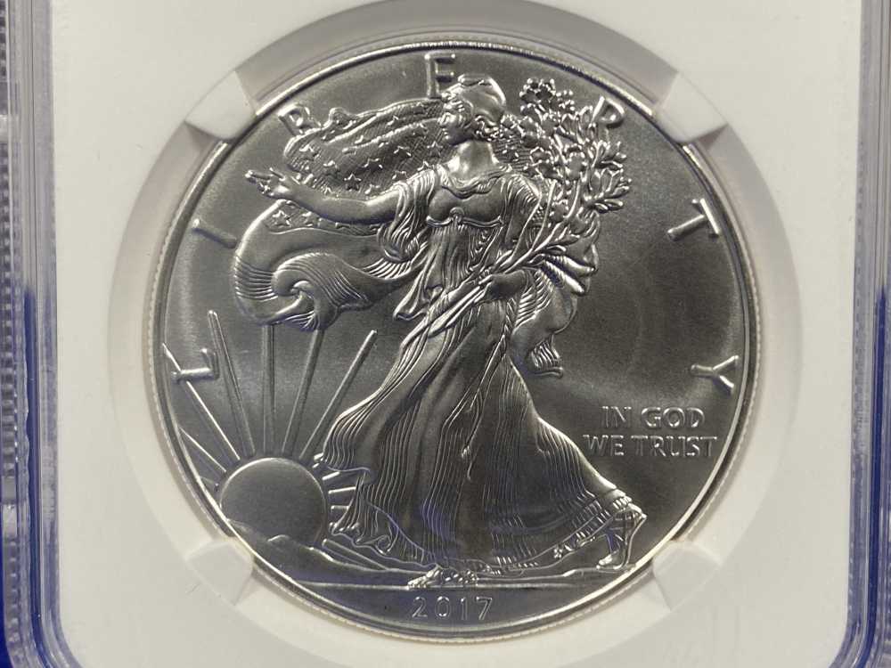 2017 American Silver Eagle PCGS MS70 Early Release Edition *1 Troy Ounce*-img-3
