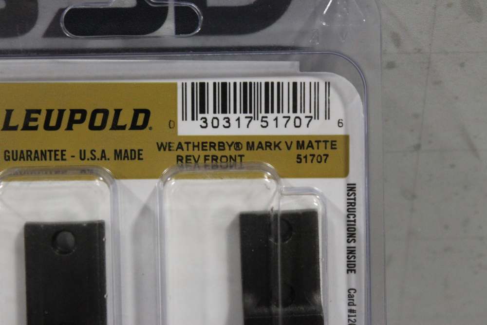 Leupold Dual Dovetail Ring / Base Set Weatherby Mark V 51707 49957-img-5