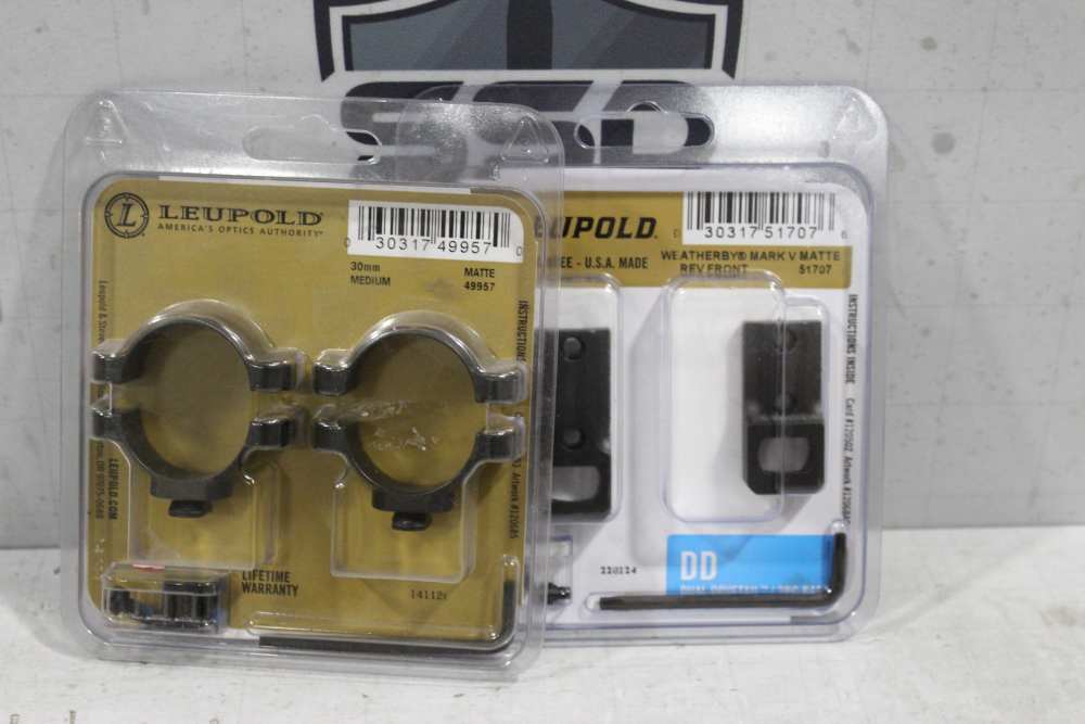 Leupold Dual Dovetail Ring / Base Set Weatherby Mark V 51707 49957-img-0