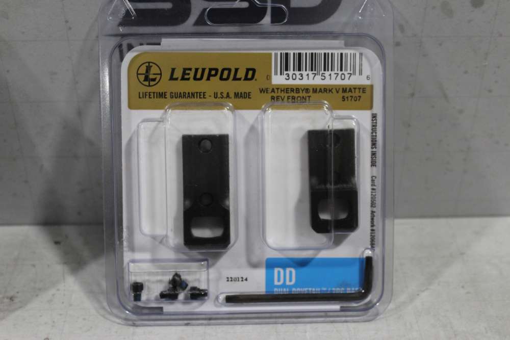 Leupold Dual Dovetail Ring / Base Set Weatherby Mark V 51707 49957-img-4
