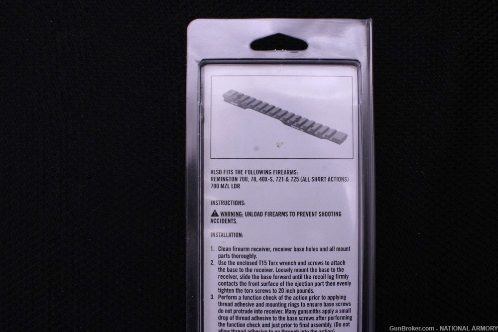 Weaver Remington 700 Short Action Extended Multi Slot Base 99500-img-7