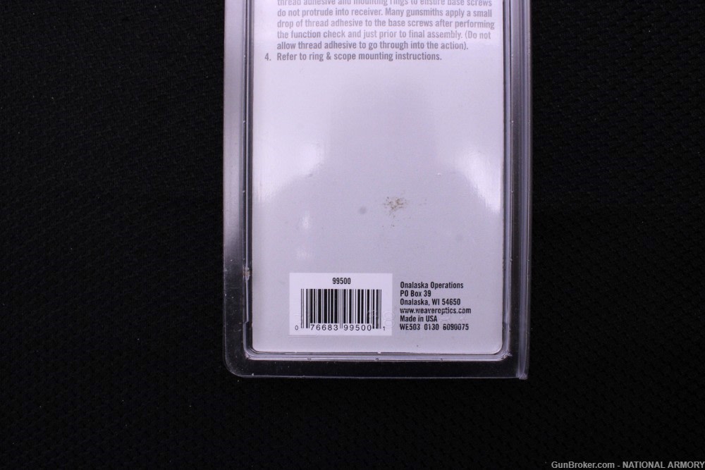 Weaver Remington 700 Short Action Extended Multi Slot Base 99500-img-6