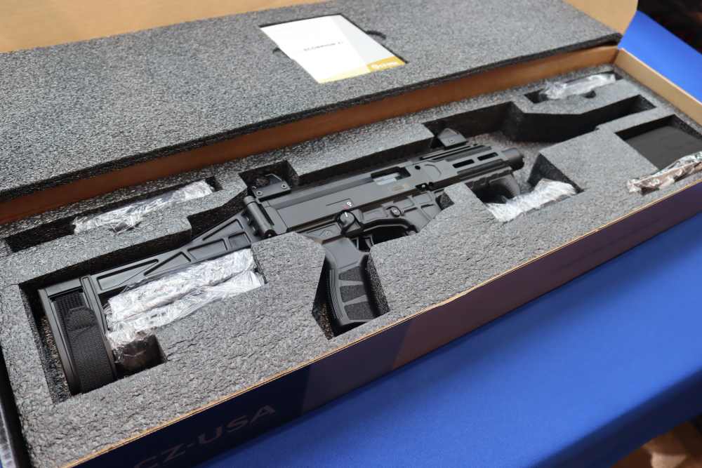 CZ Model SCORPION 3+ MICRO Pistol 9MM 5-MAGS Folding Arm Brace 20RD Semi SA-img-29