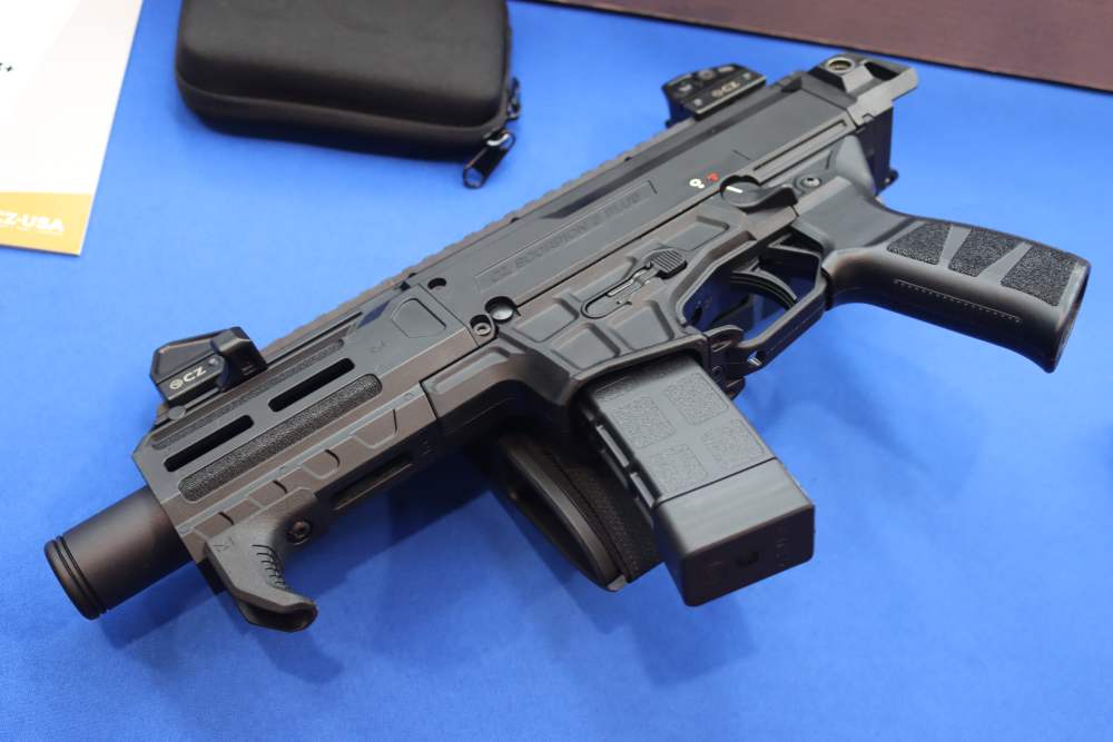 CZ Model SCORPION 3+ MICRO Pistol 9MM 5-MAGS Folding Arm Brace 20RD Semi SA-img-24