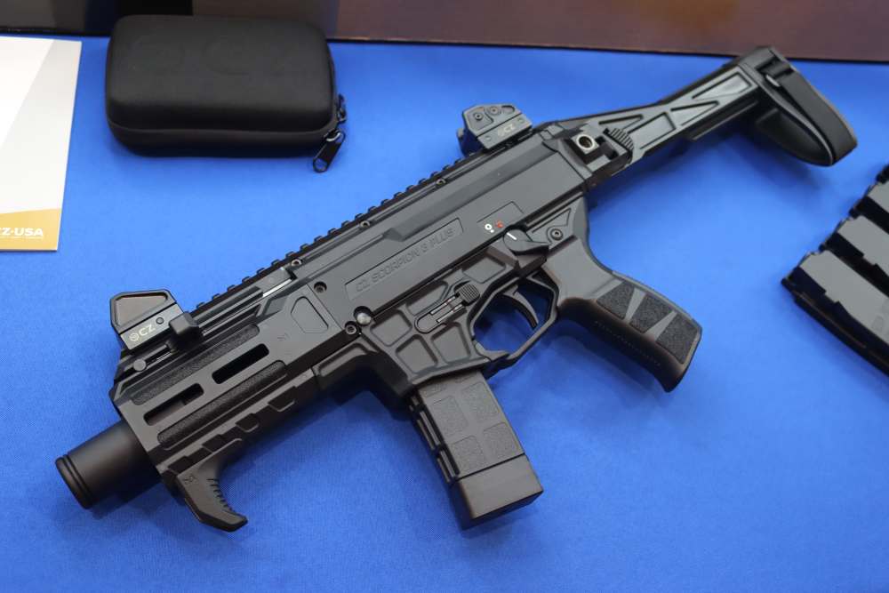 CZ Model SCORPION 3+ MICRO Pistol 9MM 5-MAGS Folding Arm Brace 20RD Semi SA-img-13