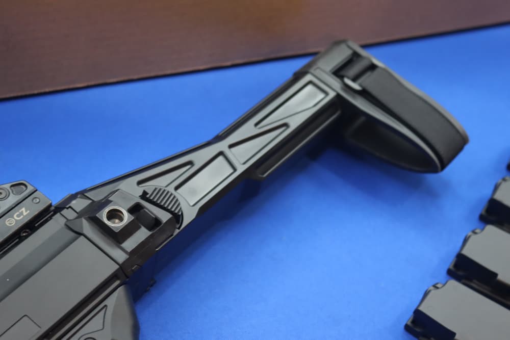 CZ Model SCORPION 3+ MICRO Pistol 9MM 5-MAGS Folding Arm Brace 20RD Semi SA-img-19