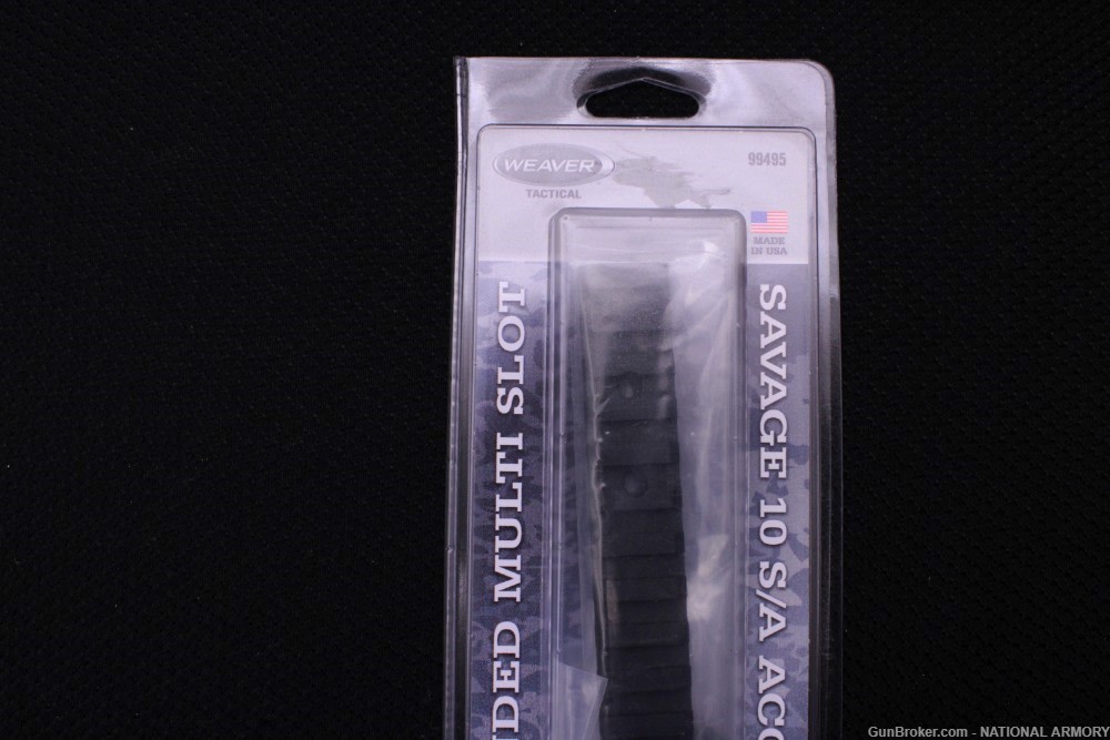 Weaver Savage 10 Short Action Accutrigger Extended Multi Slot BASE 99495-img-2