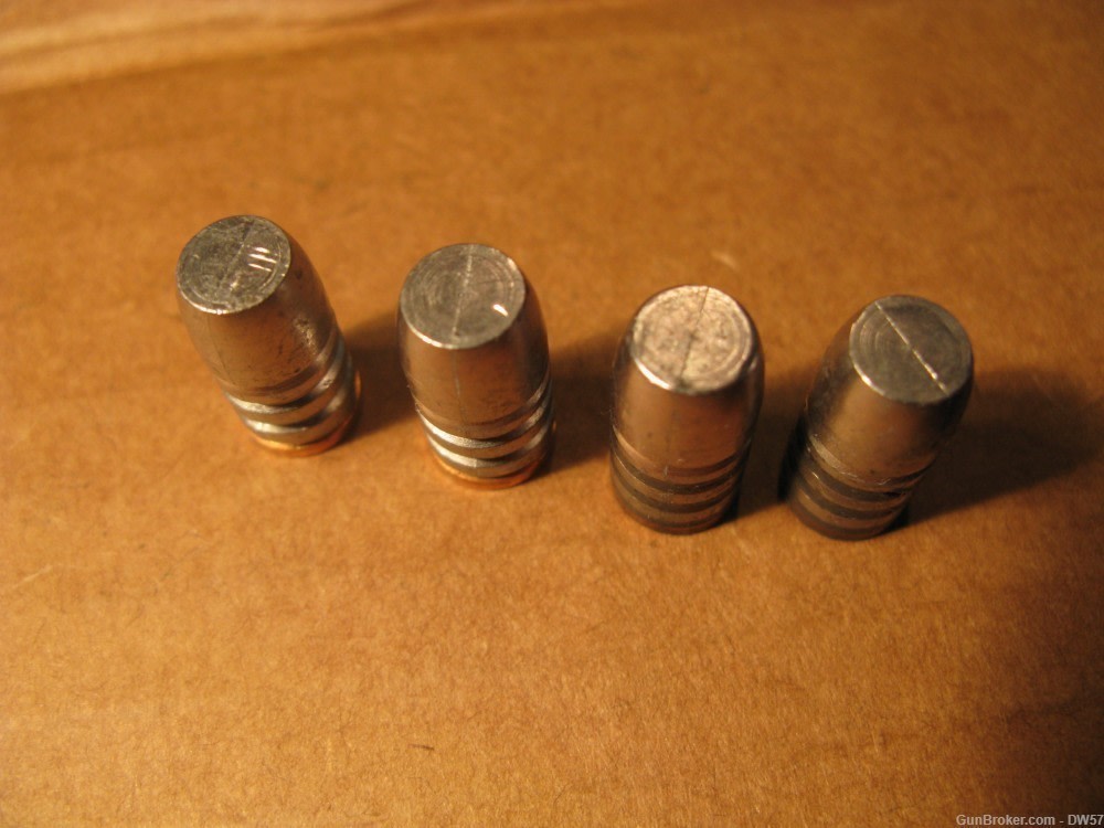 357 MAG BULLETS 180 GR RNFP GAS CHECK GREAT FOR LEVER ACTION .358/.359-img-1