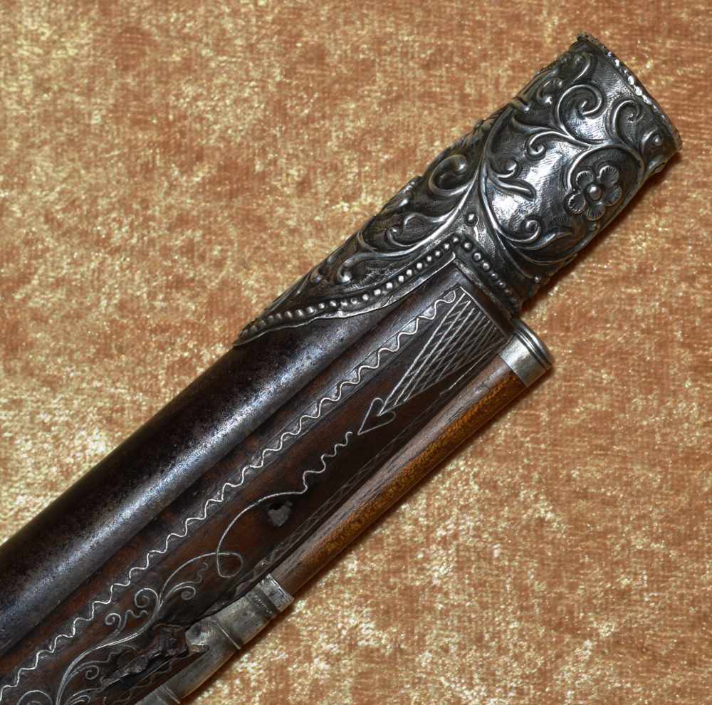 Ottoman Silver-Encrusted Flintlock pistol, ca. 1800-img-12