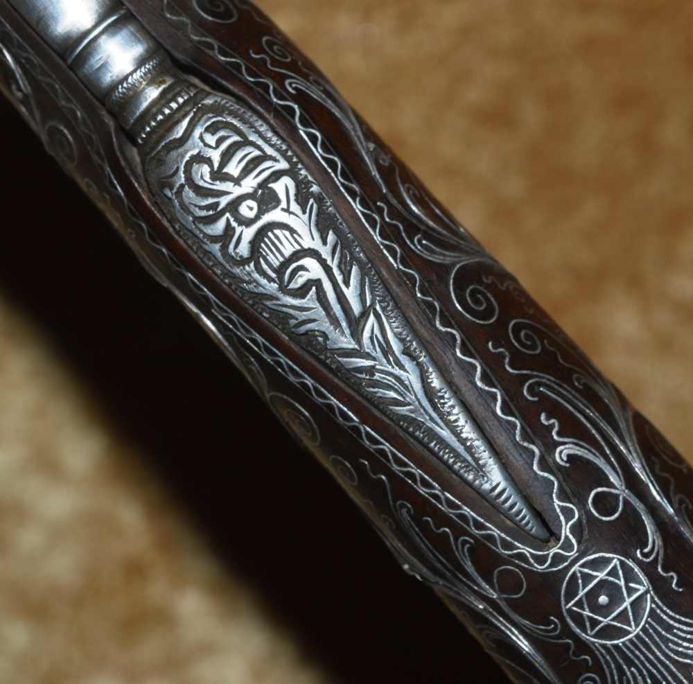 Ottoman Silver-Encrusted Flintlock pistol, ca. 1800-img-11