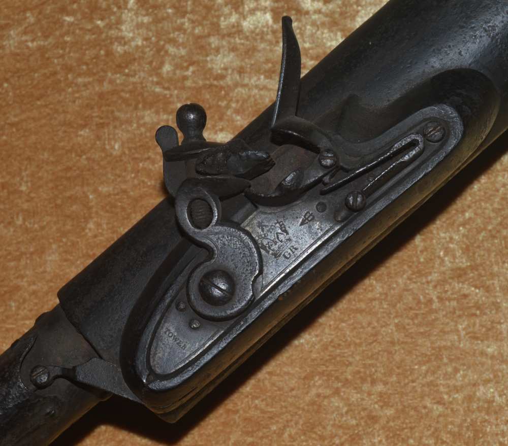 Rare British Flintlock Congreve Rocket Launcher, Early 19th C-img-1
