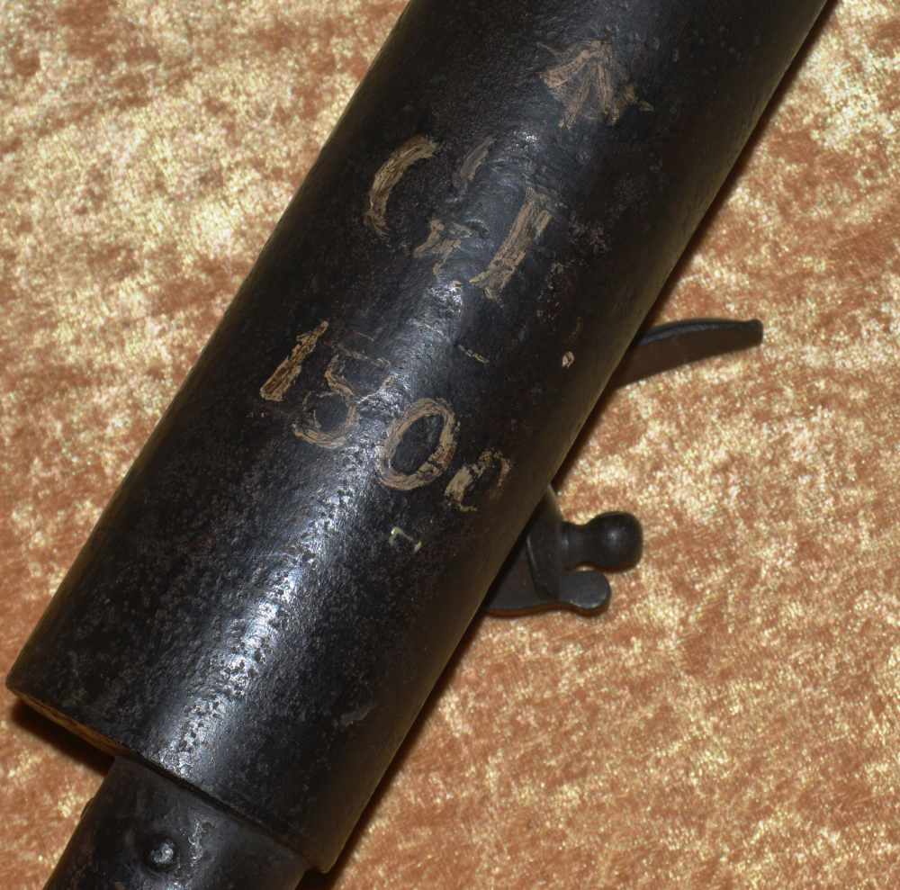 Rare British Flintlock Congreve Rocket Launcher, Early 19th C-img-4