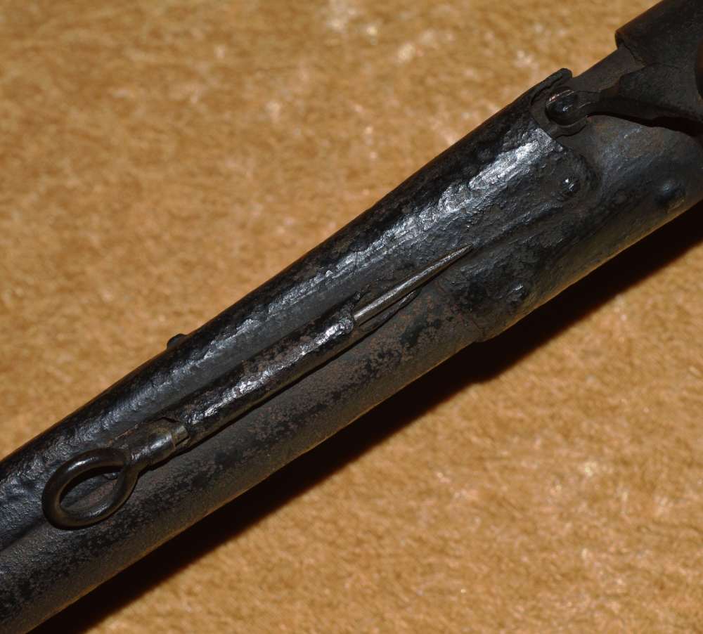 Rare British Flintlock Congreve Rocket Launcher, Early 19th C-img-8