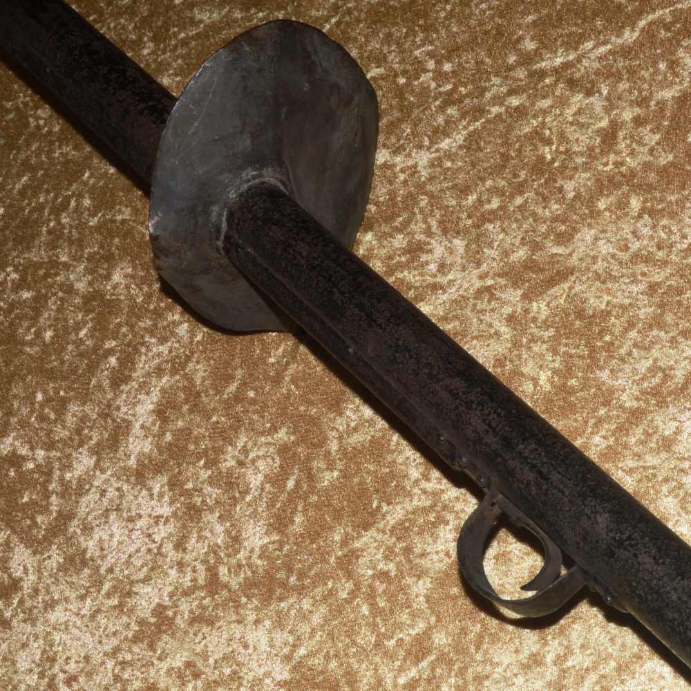 Rare British Flintlock Congreve Rocket Launcher, Early 19th C-img-3
