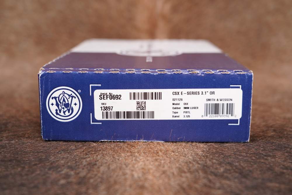 Smith & Wesson S&W CSX E-Series 13897 9mm 3.125" OR Semi LNIB CA PPT OK-img-23