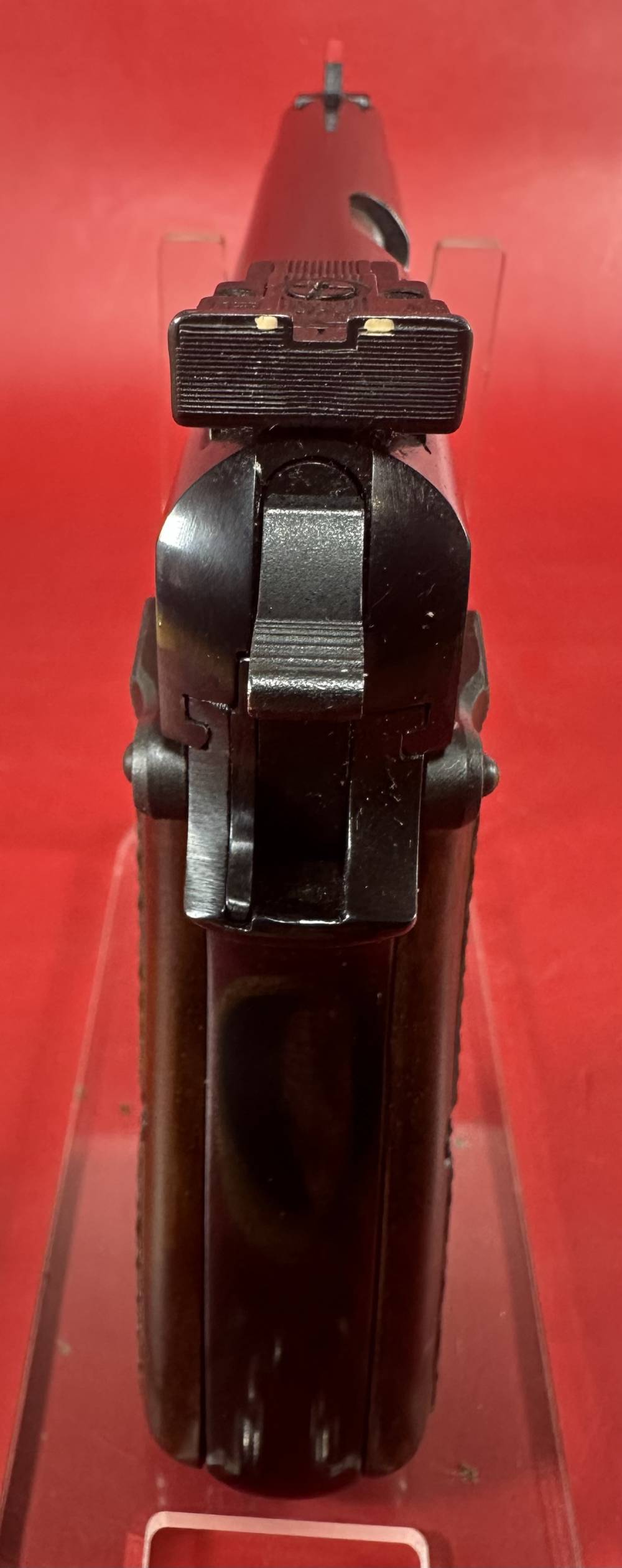 1994 Belgium Browning Hi power, 9mm. 2x13rd mags. Walnut Grips. LNIB.-img-7