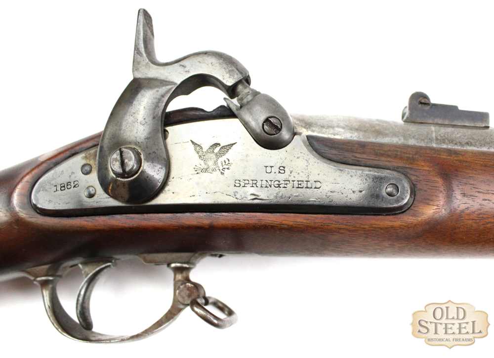 Springfield 1861 .58 Black Powder Cap And Ball Reproduction ANTIQUE-img-6