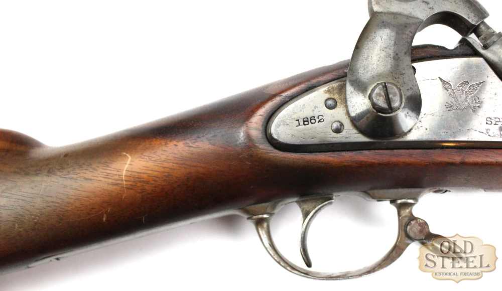 Springfield 1861 .58 Black Powder Cap And Ball Reproduction ANTIQUE-img-4