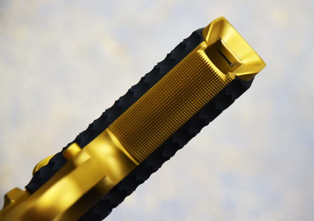 Nighthawk Custom NHC War Hawk Officer 9mm Gold TiN 3.8" 1911 Warhawk-img-4