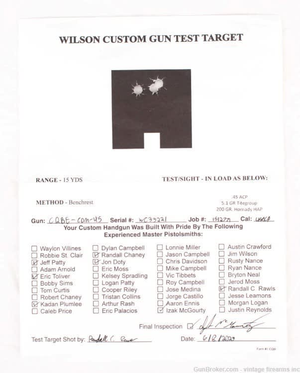 Wilson Combat .45ACP - CQB ELITE COMMANDER, VFI SERIES-img-16