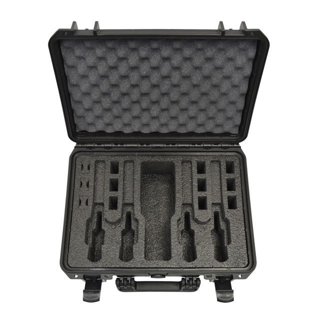 4 Pistol 12 Magazine DORO Heavy Duty Gun Case w/ Black Foam-img-1