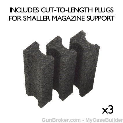 4 Pistol 12 Magazine DORO Heavy Duty Gun Case w/ Black Foam-img-3