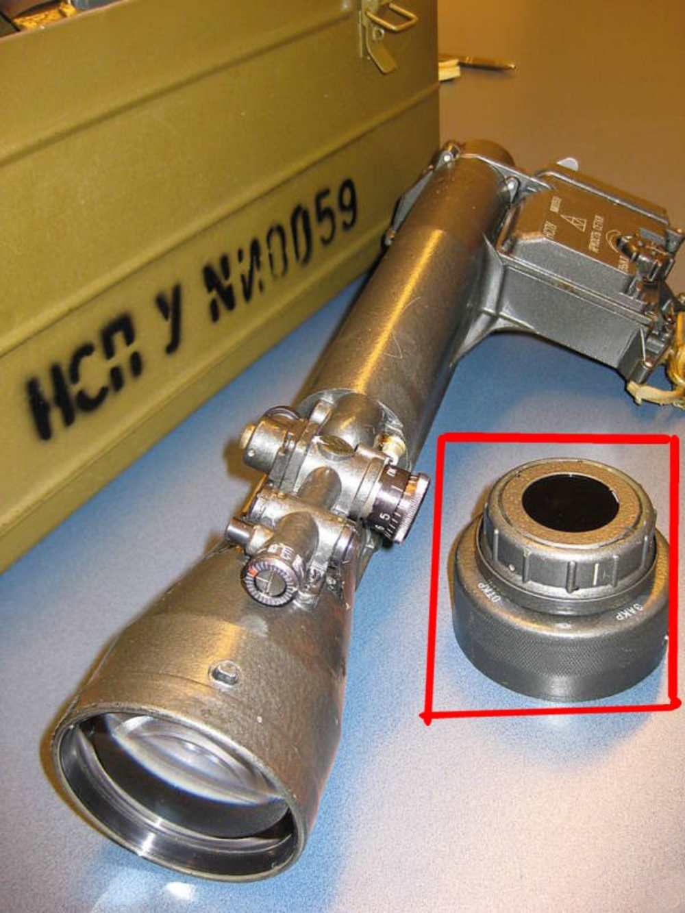 *Lens diaphragm SVD NSPU 1PN58 NSPUM Night Sniper Scope Soviet Russia-img-3
