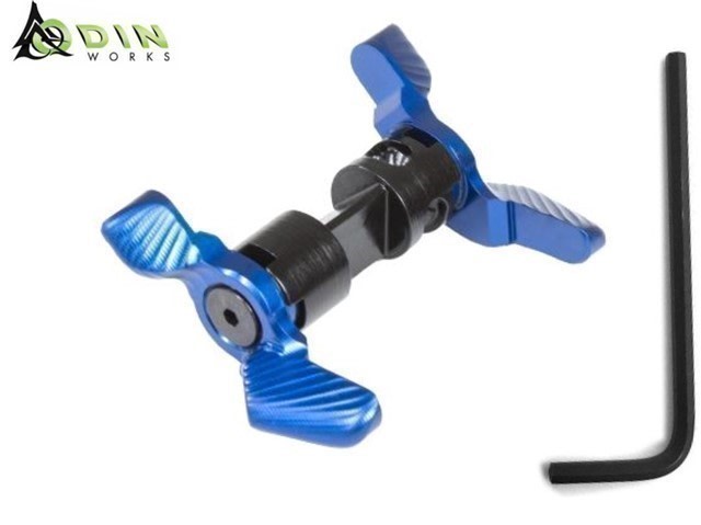 Odin Works Modular Ambidextrous Safety AR15 BLACK FDE RED or BLUE-img-2