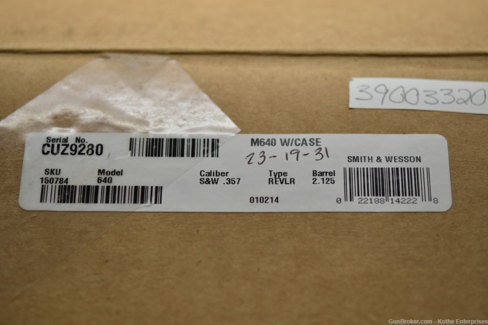 Smith & Wesson Model 640-1 Engraved Complete Set 2-1/4" Barrel 357 Mag NEW!-img-35