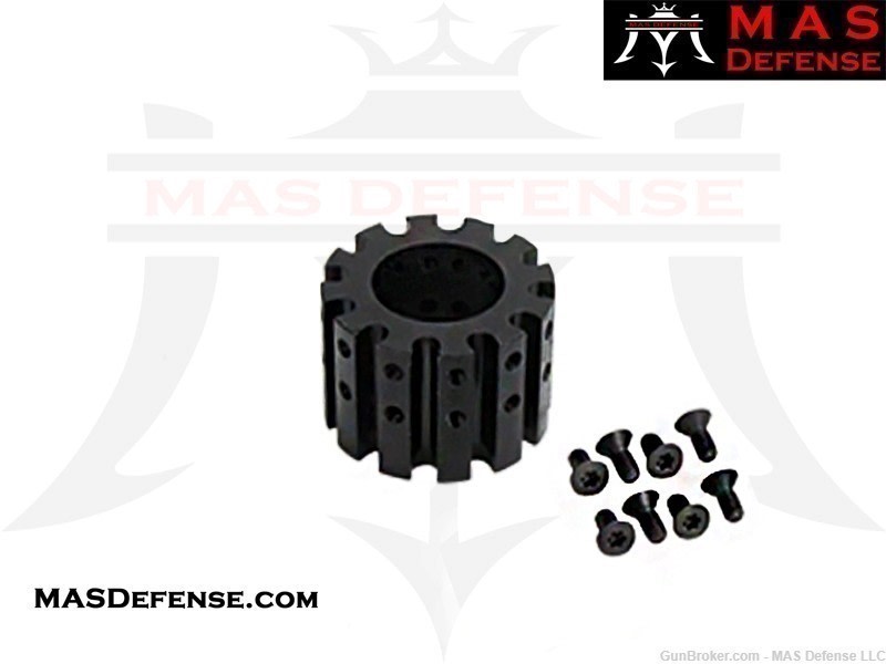 MAS DEFENSE 15" SQUADRON LIGHTWEIGHT QUAD RAIL - BLACK-img-2