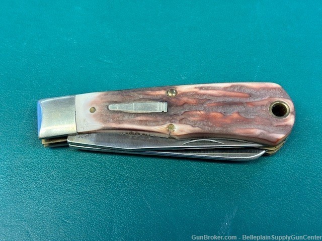 Remington Mini-Trapper Bullet Knife 2 Blade #R1178 1991-img-0
