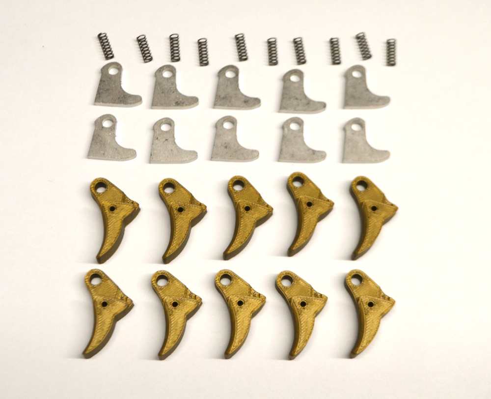 10 x Glock Forced Reset Trigger set - Version 2 w/Spring (BRONZE COLOR)-img-0