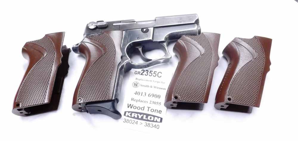 Wood tone Krylon Grip for S&W 6904 6906 6946 4013TSW Smith & Wesson 6900-img-6
