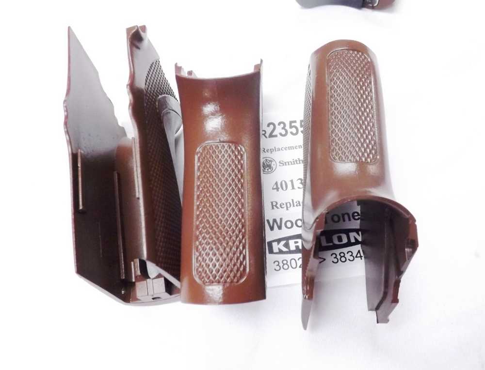 Wood tone Krylon Grip for S&W 6904 6906 6946 4013TSW Smith & Wesson 6900-img-3