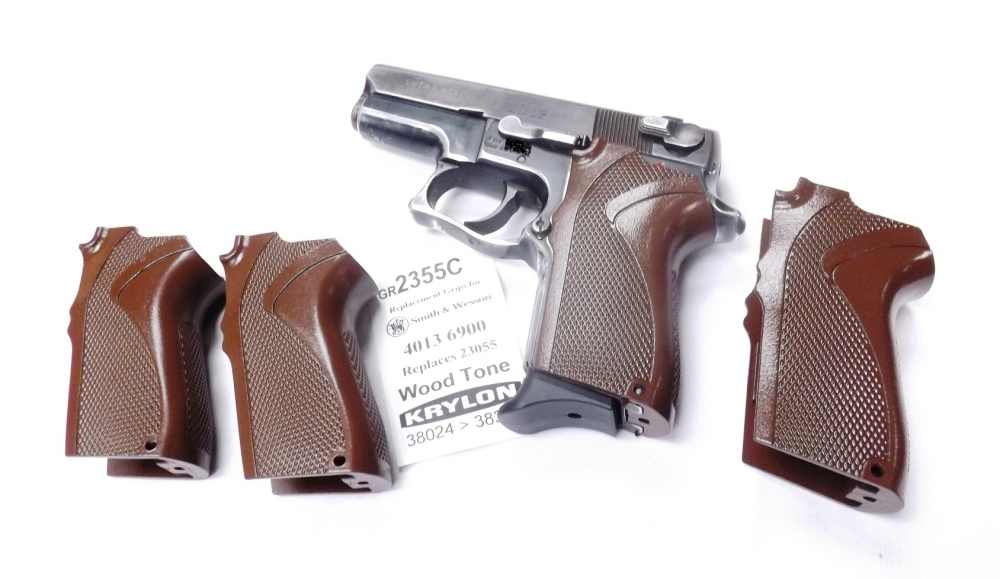 Wood tone Krylon Grip for S&W 6904 6906 6946 4013TSW Smith & Wesson 6900-img-2