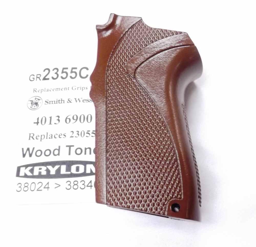 Wood tone Krylon Grip for S&W 6904 6906 6946 4013TSW Smith & Wesson 6900-img-0